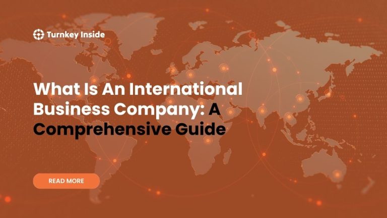 what is an international business company