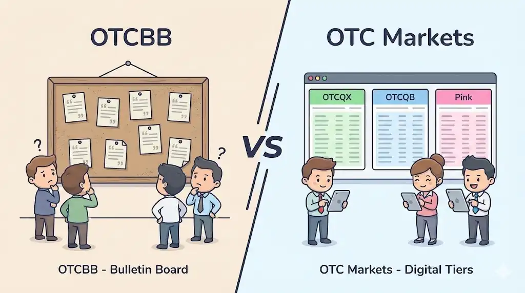 Difference Between OTCBB and OTC Markets